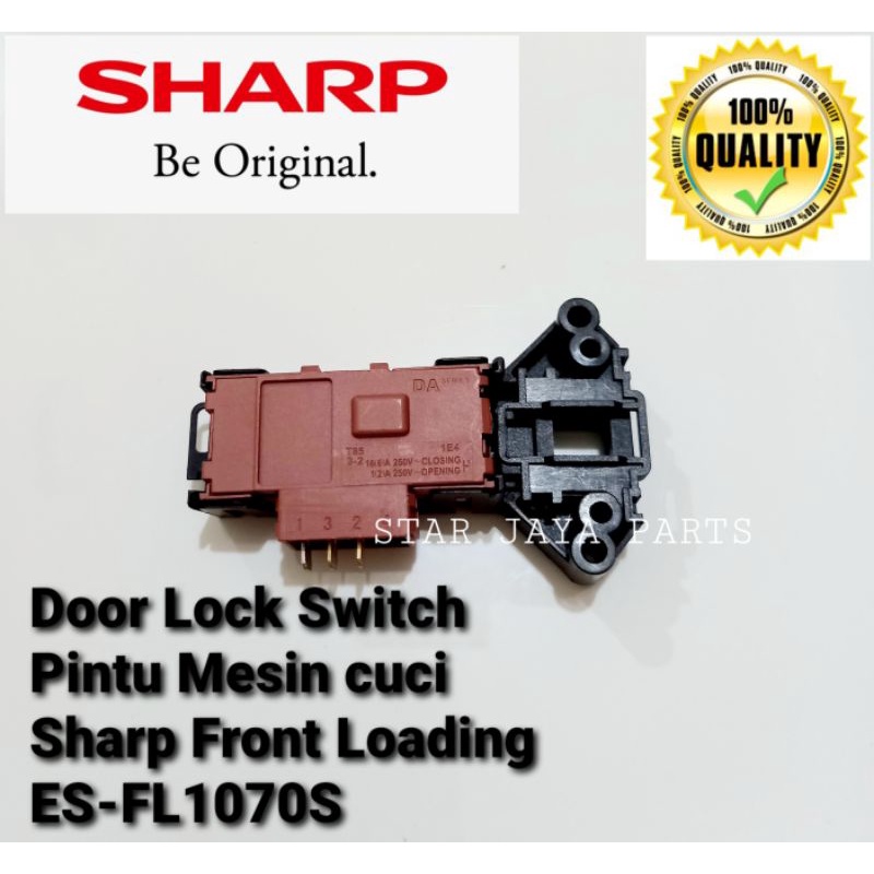 Door Lock Switch Pintu Mesin cuci Sharp Front Loading ES-FL1070S