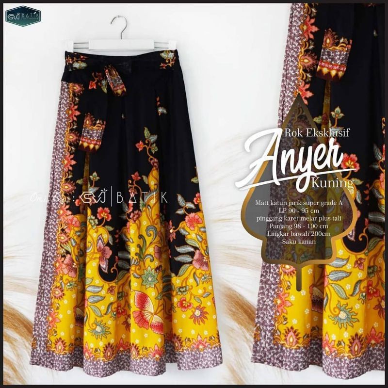 ROK BATIK ANYER KATUN EKSLUSIF / ROK BATIK HALUS