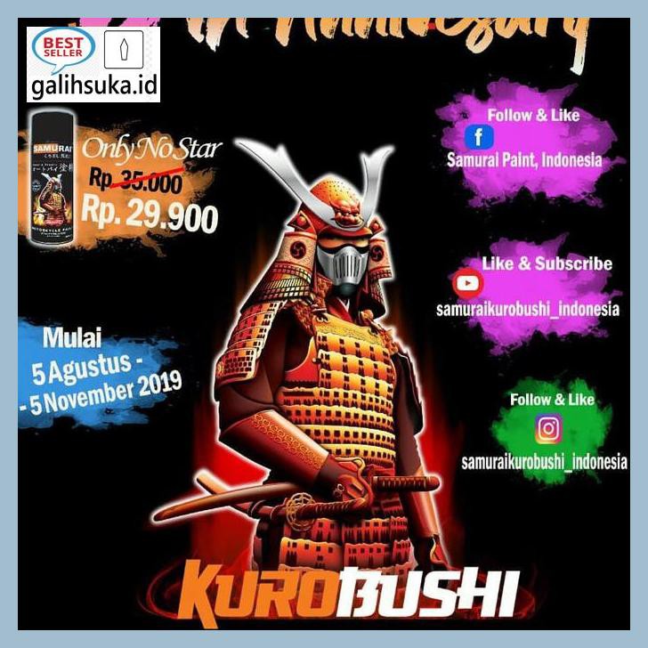

Ju9Yky9- Samurai Paint/Black Flat Doff 109A-Cat Semprot Aerosol We4Wq-