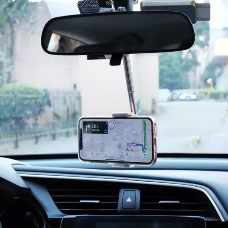 PENYANGGA HP MOBIL GANTUNGAN HP DI KACA SPION GPS HOLDER HP HOLDER JOK MOBIL UNTUK VLOG