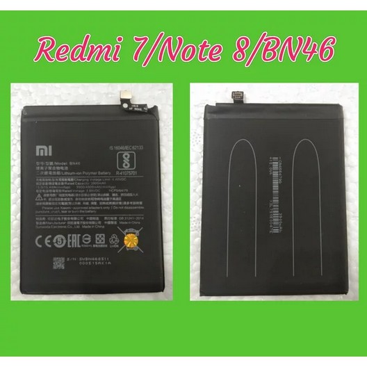 Battery BN46 Redmi 7 Redmi Note 8 Original Baterai Redmi 7 Redmi Note 8 BN46 Batt Redmi Note 8 Redmi