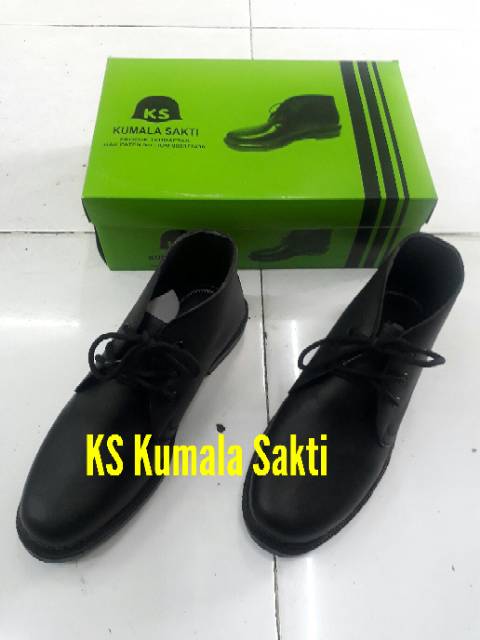 Sepatu PDH Tali Dop Kulit Asli KS-025 No. 44-45