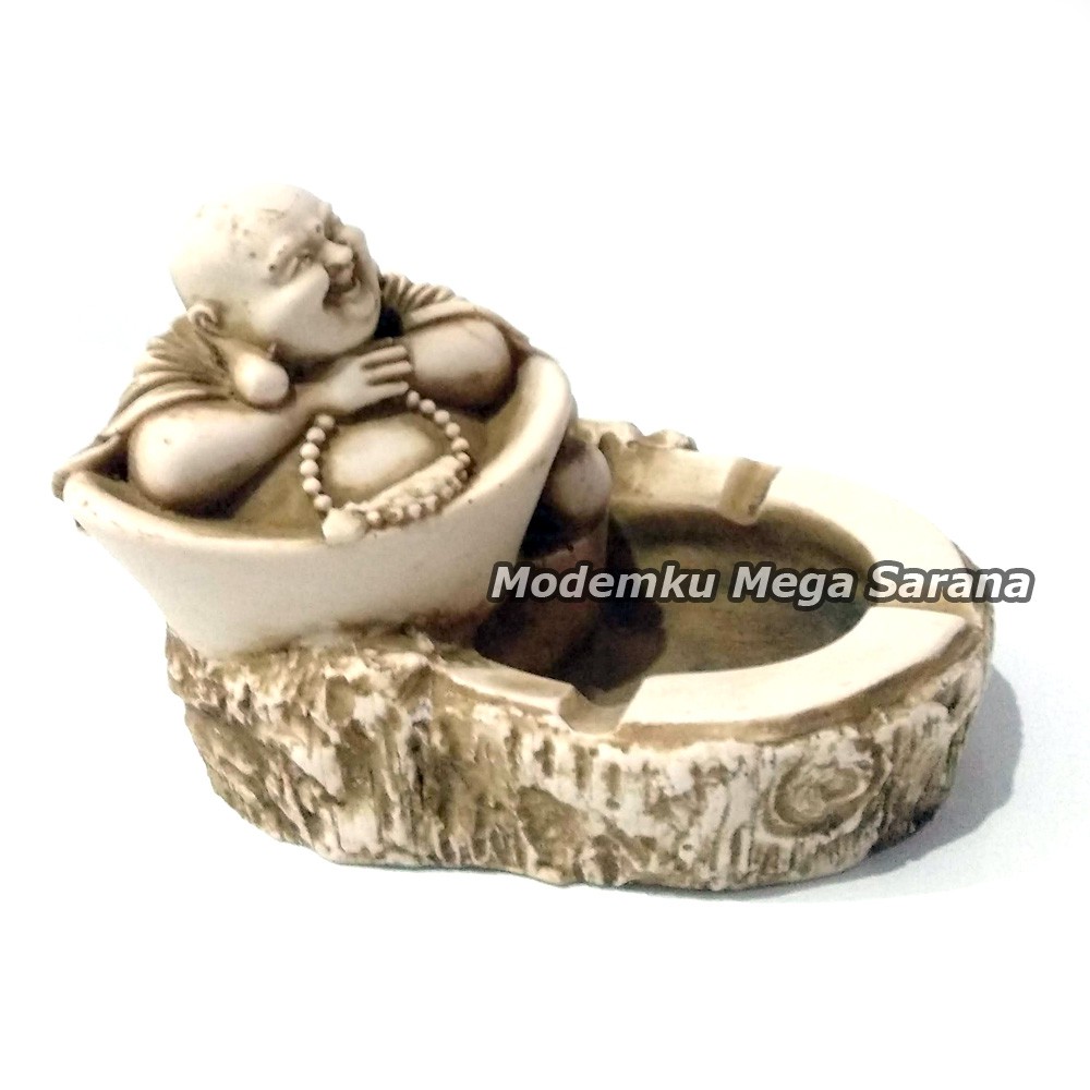 Asbak Rokok Fiber Glass ASB-FG05 - Patung Dewa Uang Julaihut Buddha