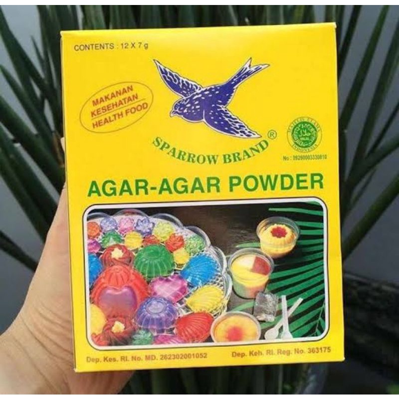 

Tepung Agar-Agar Sparrow Brand (Box)