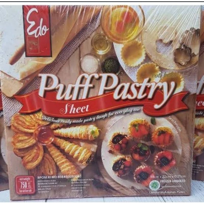 

edo puff pastry sheet 750gr