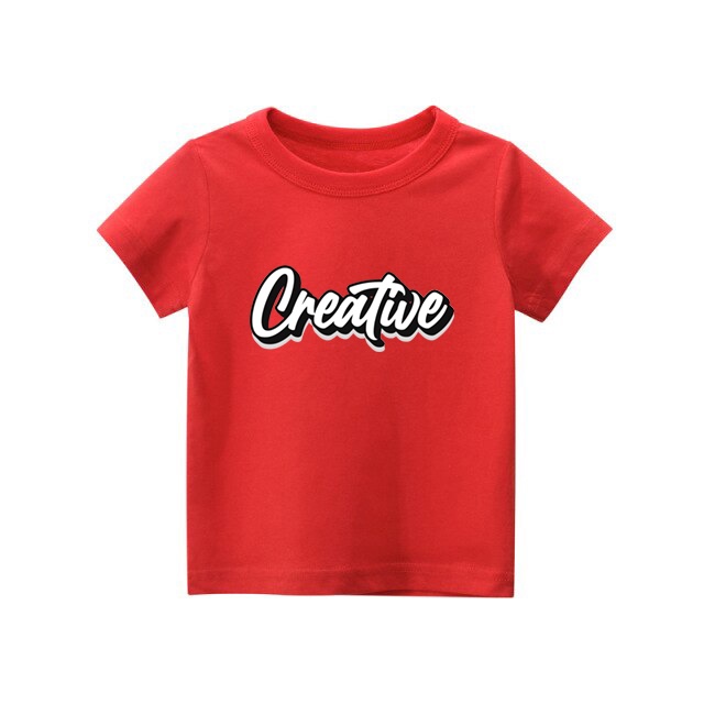 Kaos anak Creative kaos untuk anak umur 1-8 tahun