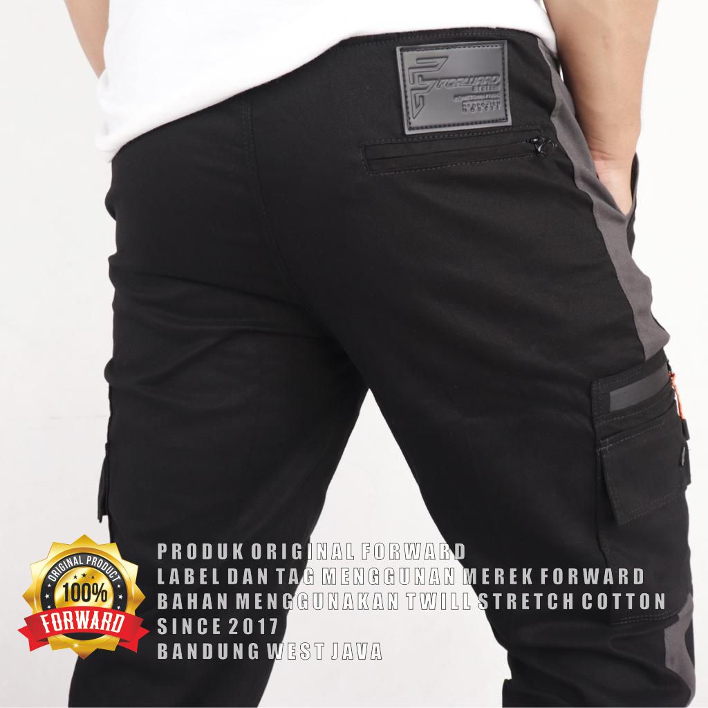 Celana Joger Jogger Cargo Pria List Forward System