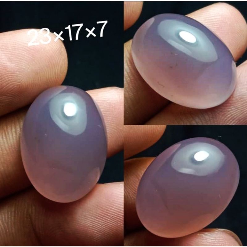 Batu Lavender Kecubung Asihan Top Kristal Giwang