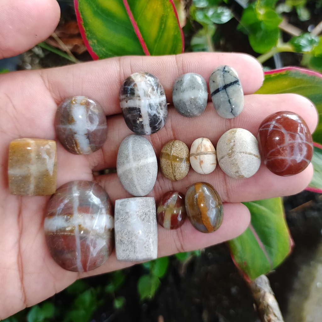 batu akik tapak jalak asli antik natural bkn yaman api wulung moonstone permata cincin sulaiman