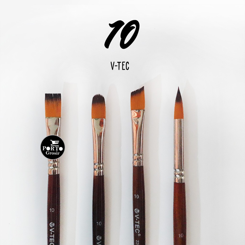 

V-Tec Artist Brush 10 / Vtec Kuas Lukis Gambar No.10