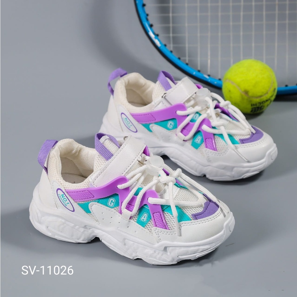 RAMADAN SALE - Sv Kids Sepatu Anak SB Sneakers SV-11026#(Real Stock) 2AA4