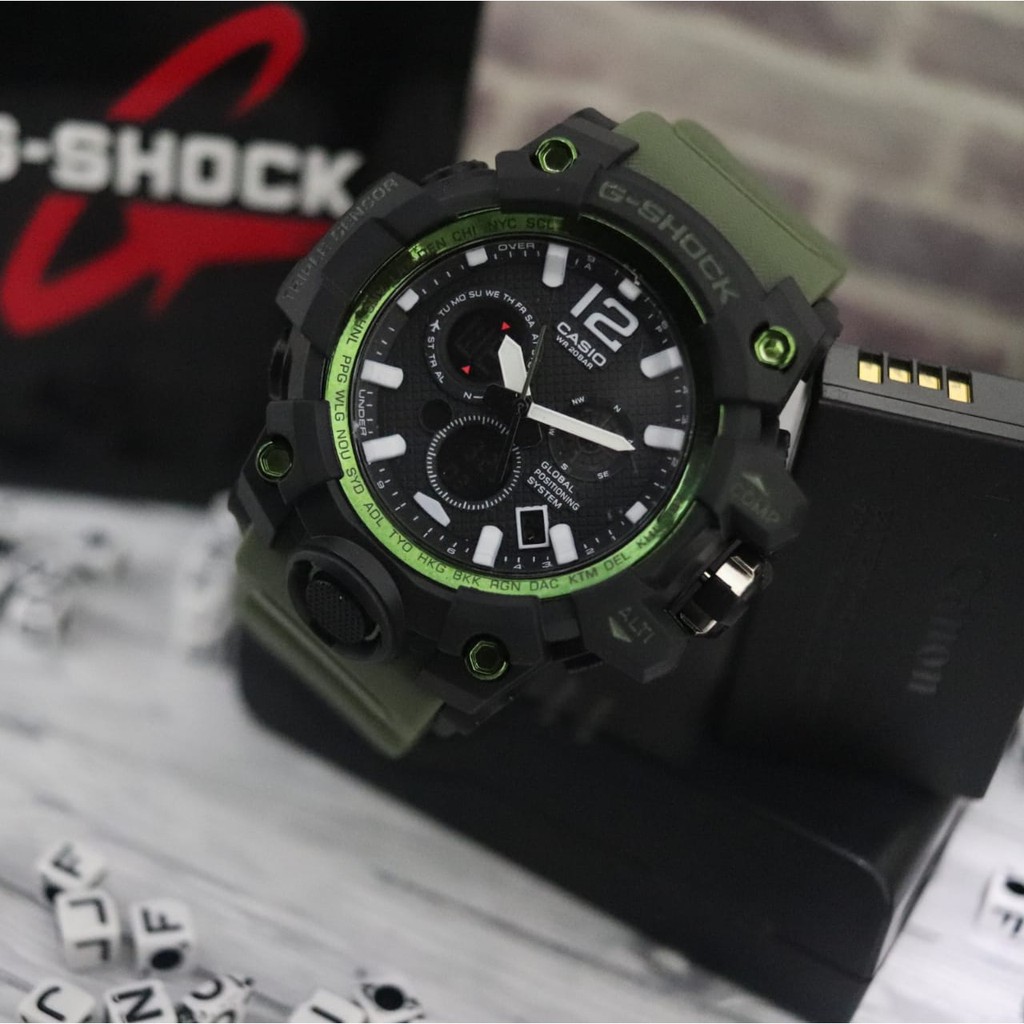 PROMO TERBARU GSHOCK GWR-100F TALI WARNA WATER RESIST 20BAR