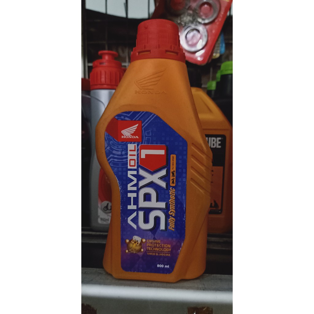 [4TAK] - SPX1 HONDA OIL SPORT - 10W30 - 800ml - OLI MESIN 4 TAK SPORT