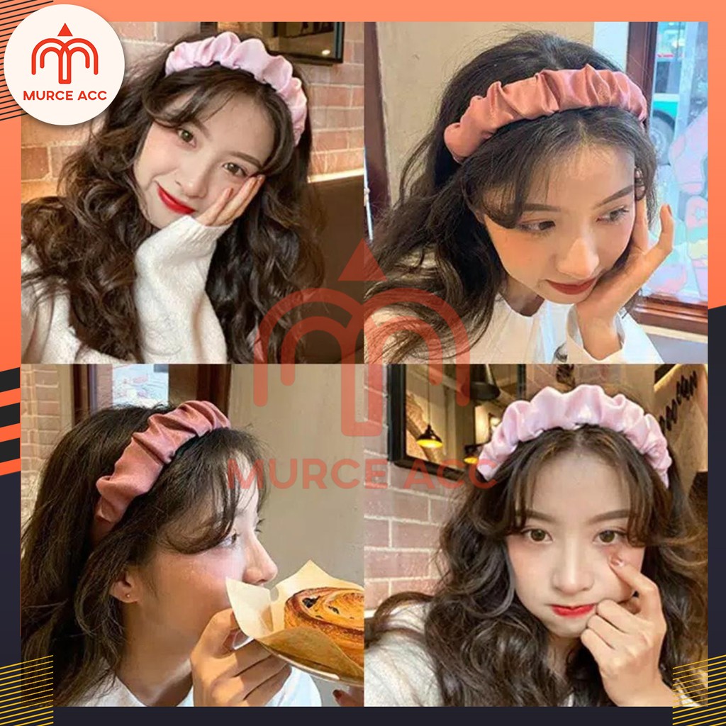 BANDO KERUT SCRUNCHIE HEADBAND FASHION KOREA