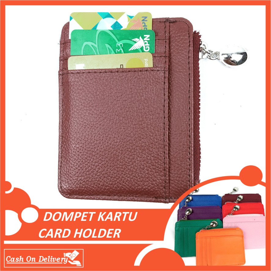 DOMPET KARTU WALLET CARD HOLDER KULIT PU LEATHER PREMIUM