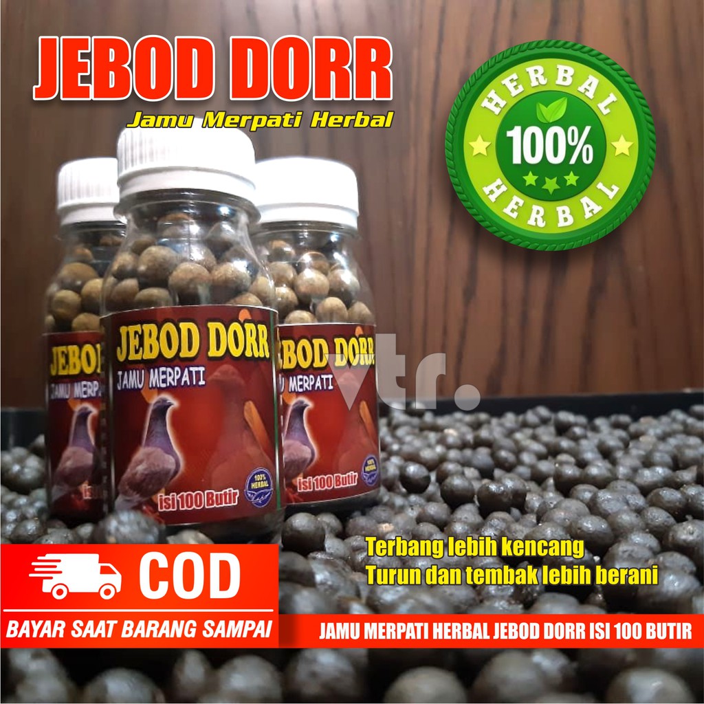 JAMU MERPATI SUPER GIRING KERAS JEBOD DORR 100 BUTIR / JAMU MERPATI KOLONG / JAMU MERPATI BALAP