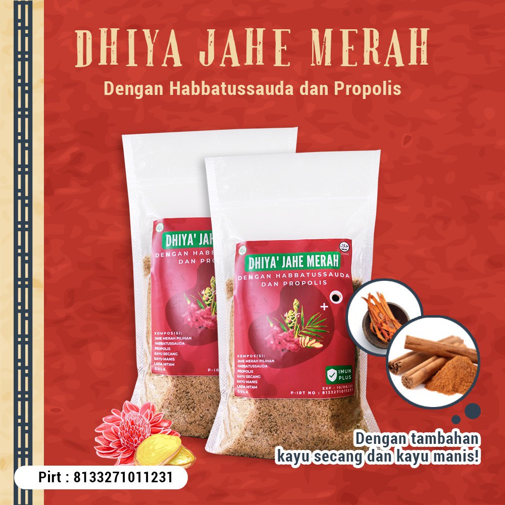 

Jahe Merah Instan dengan Habbatussauda dan Propolis - Minuman Kesehatan Tubuh