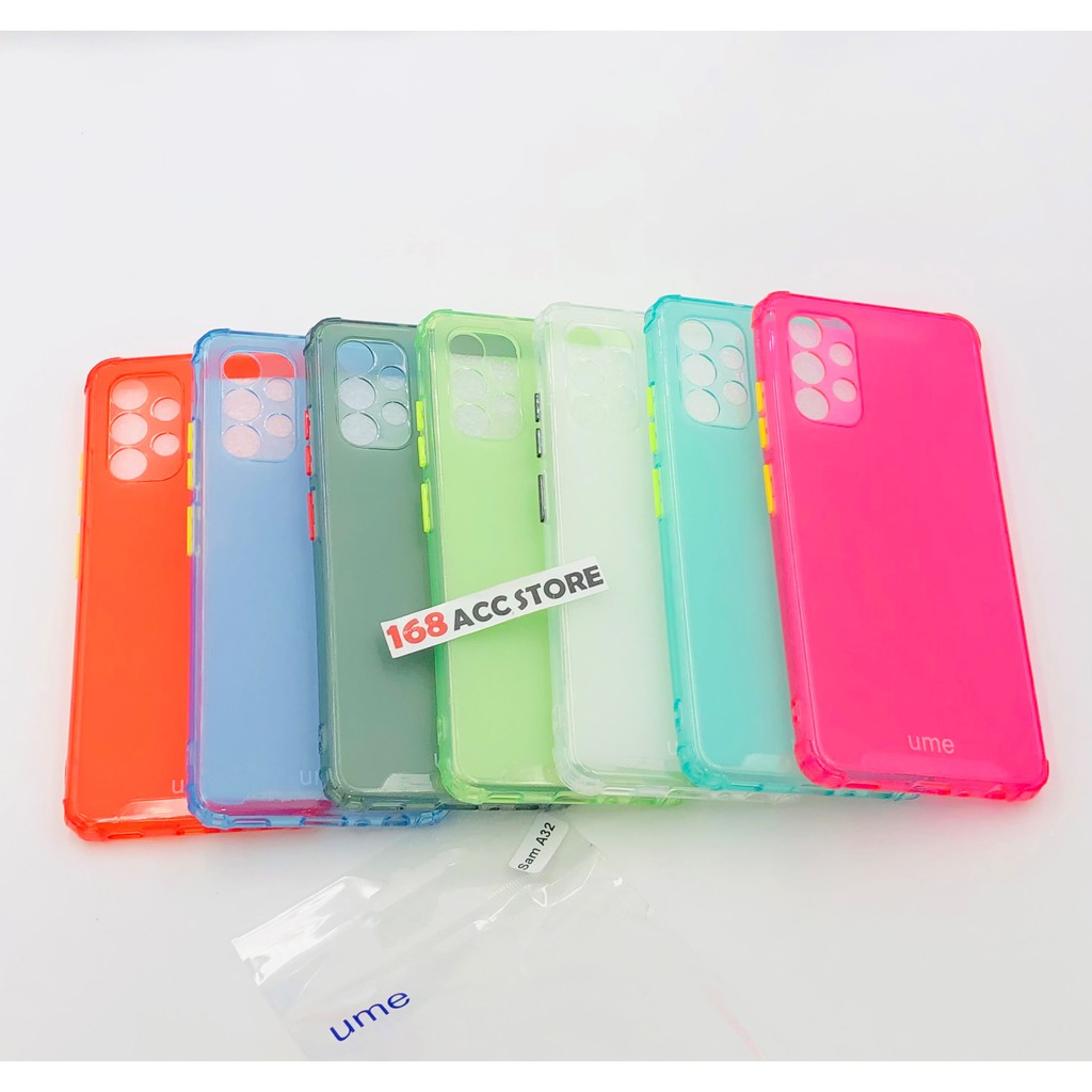 SILIKON SAMSUNG A32 4G CASE WARNA / SOFT CASE SAMSUNG A32 4G UME RAINBOW