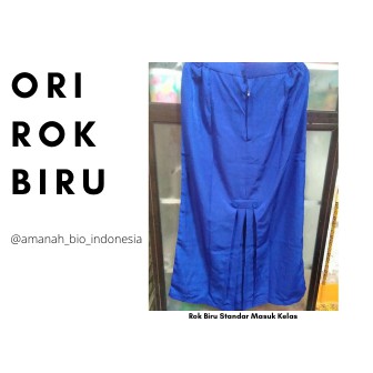 ROK BIRU PANJANG SARTI GONTOR PUTRI/ ROK MASUK KELAS SANTRI KMI GONTOR