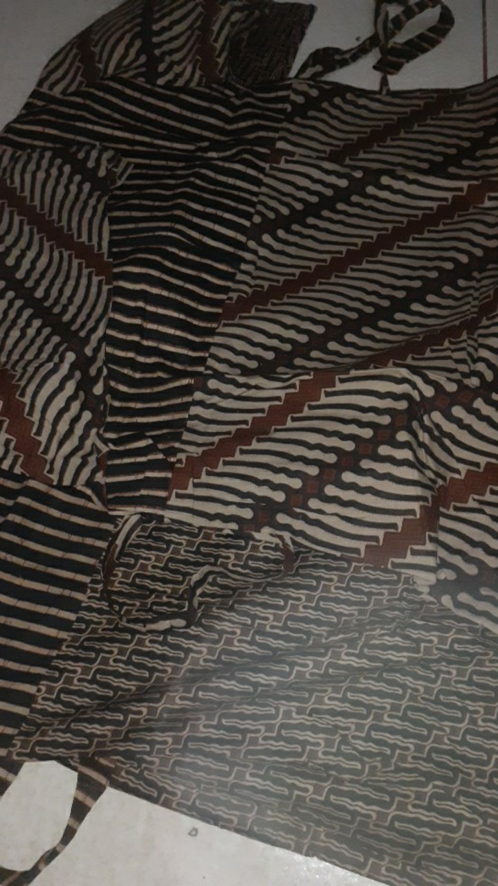 Gamis Rempel Susun Genes Kombinasi Batik Klasik Modern Muslim Kombi Kondangan Kekinian Bmm