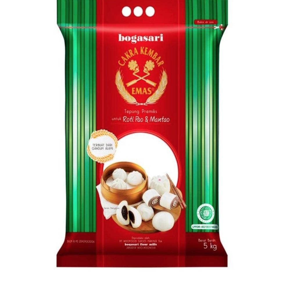 

SPESIAL ORDER TEPUNG CAKRA KEMBAR EMAS PAO MANTAO ORIENTAL / BOGASARI PAO