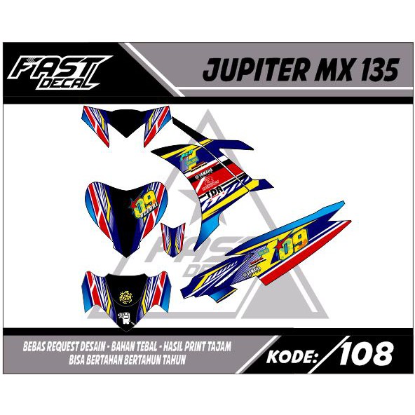 Decal jupiter mx135 108