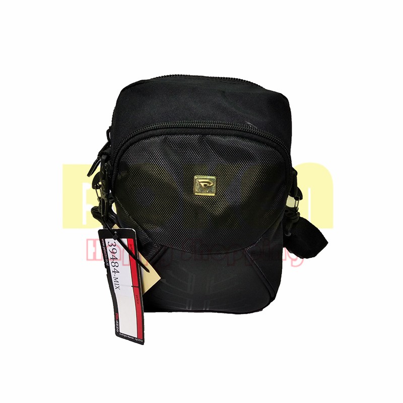 Tas Selempang Palazzo 39484 Black Travel Pouch Pria Wanita News 