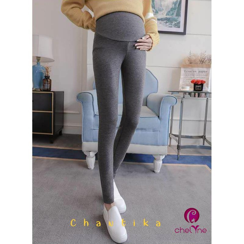 Chelyne legging hamil Panjang Highwaist HJ 133 Nyaman di Pakainya