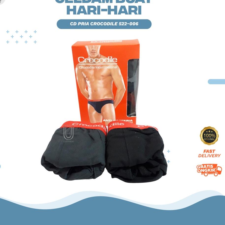 Celana Dalam Pria CD Crocodile Boxer Cowok Sempak Laki Laki Dewasa Terlaris Kode 522-006 By Universa