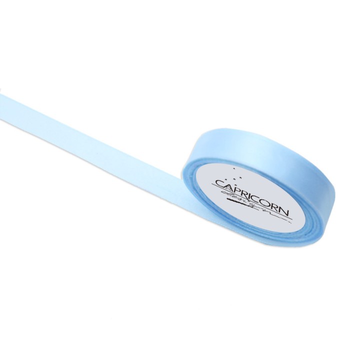 

Capricorn Design pita biru muda / ribbon light blue satin - PS 014