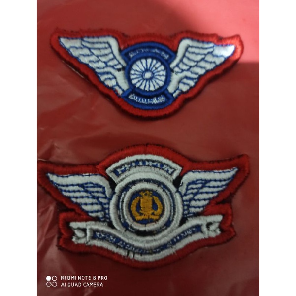 Wing Polri / Pelopor Polri Bordir Timbul