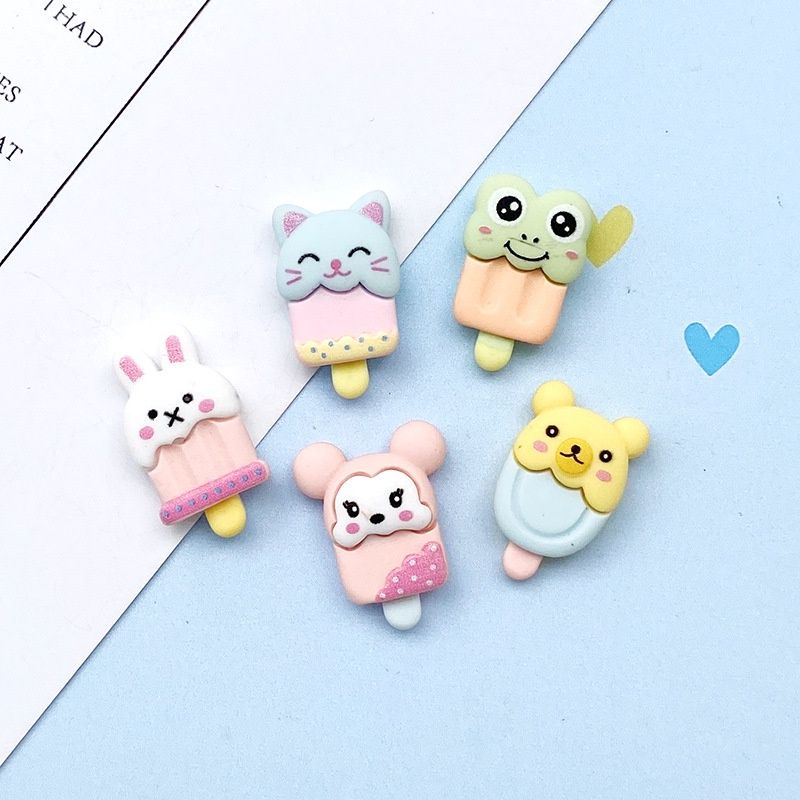 Clay resin ice cream cartoon sanrio [2 pcs]