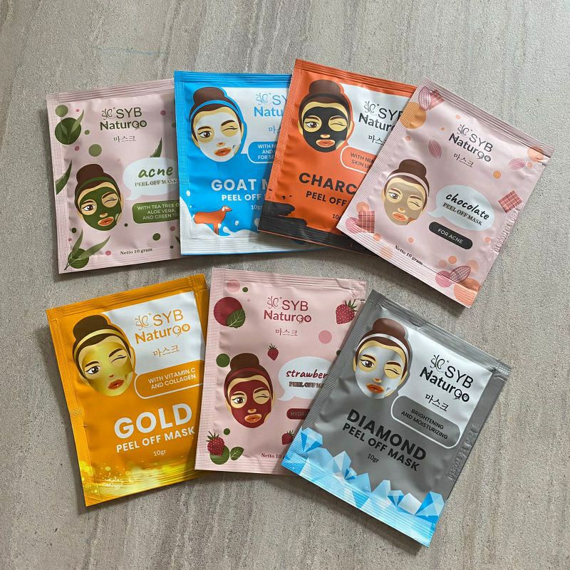 SYB NATUR90 Peel Off Mask Beauty Masker Kelupas Ala Klinik