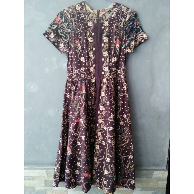 Vintage Batik Dress Preloved