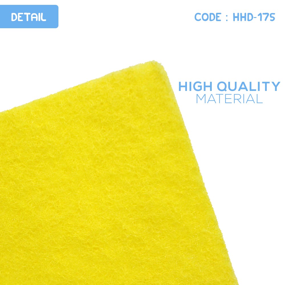 Sabut Sponge Cuci Piring Scouring Pads Spons Pencuci Piring Non Scratch Set isi 10 - HHD-175