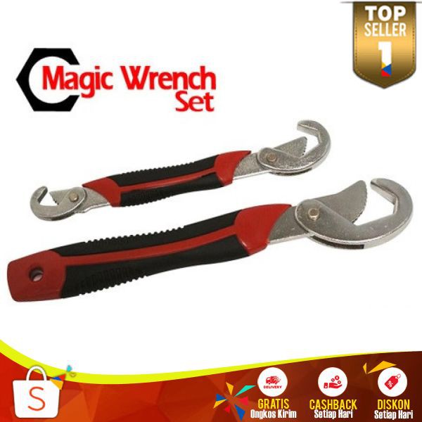 Kunci Pas Stainless Steel S01 Tang Multifungsi Mudah Digunakan Multifunction Magic Wrench Tahan Lama