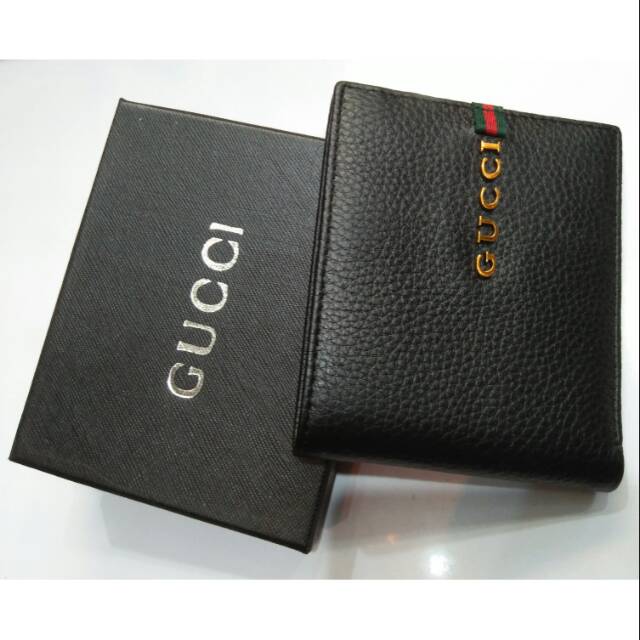 Dompet pria G kulit asli import pendek lipat 3938