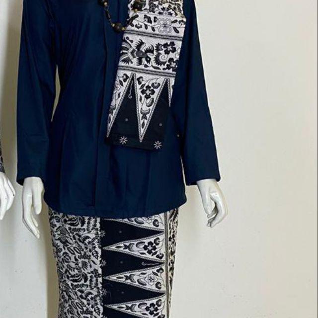 Baju kebaya ibi Navy-Navy