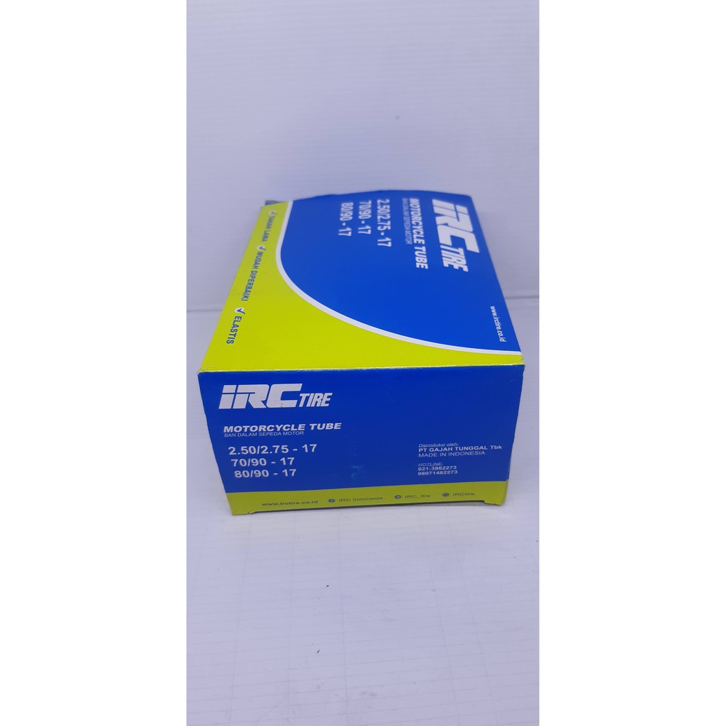 BAN DALAM 250/275-17 70/90-17 80/90-17 IRC ORIGINAL DEPAN SMASH/SHOGUN/SATRIA/FU