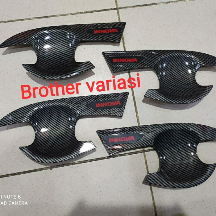 Cover outer handle mangkok pintu carbon innova grand innova