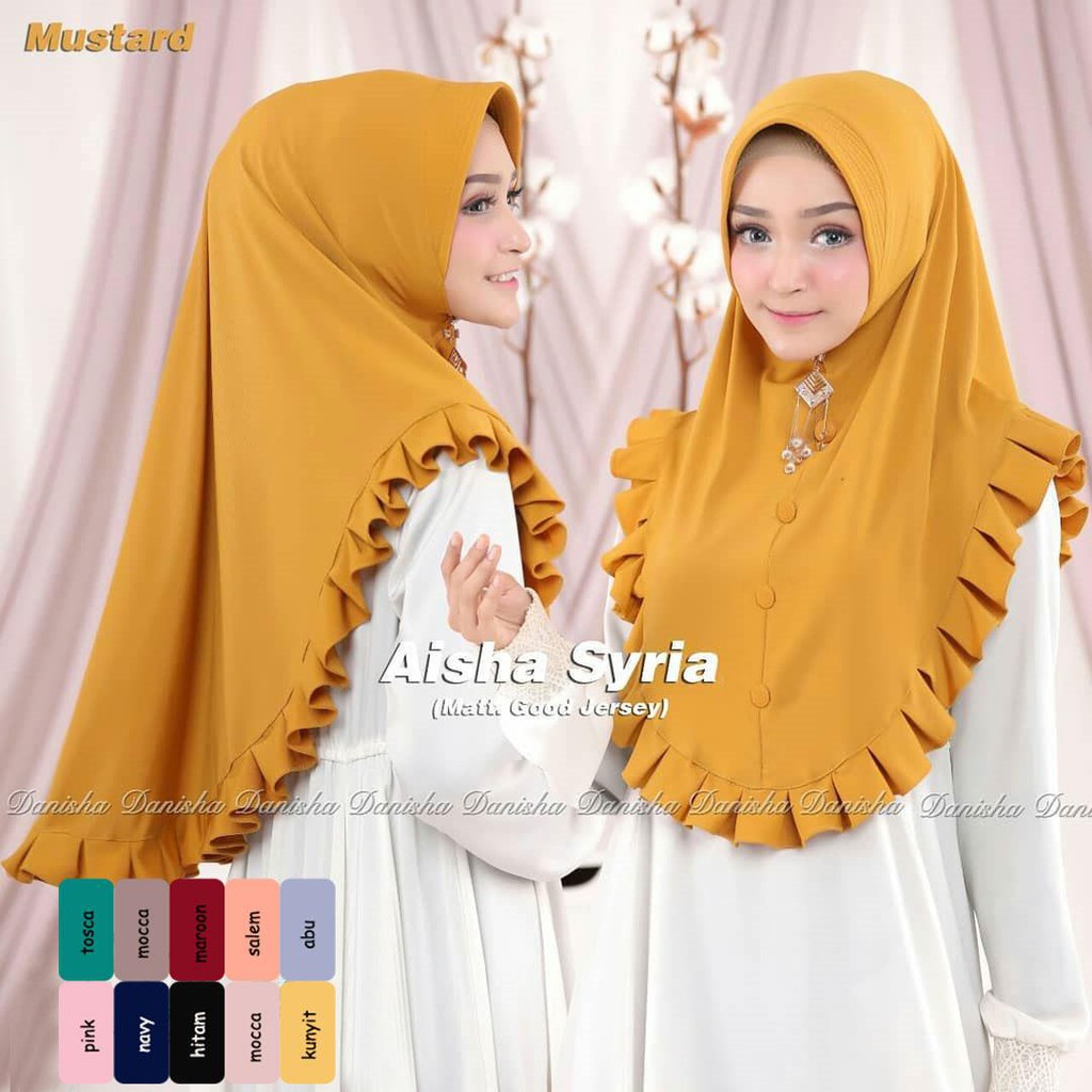 Hijab Khimar Mini afika jilbab hijab / kerudung instan / grosir termurah / grosir murah
