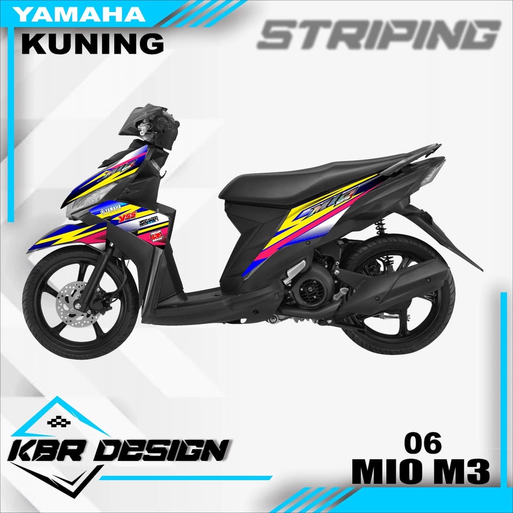 Jual Cod Stiker Motor Striping MIO M3 Z Motor Yamaha Motor Sticker 06 Indonesia Shopee Indonesia