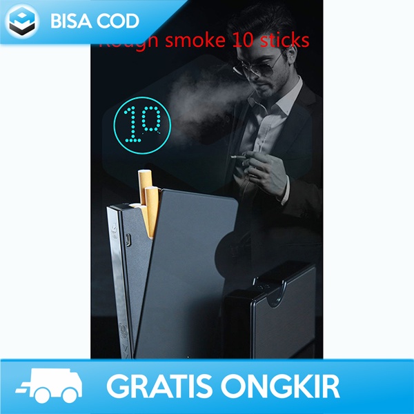 COVER SAFETY BOX ROKOK 10 20 SLOT PLUS KOREK ELEKTRIK LST RECHARGEABLE