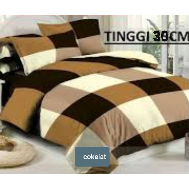 Raishscollection Sprei Bahan Katun Local Full Cotton 100% Uk 160*200 dan 180x200