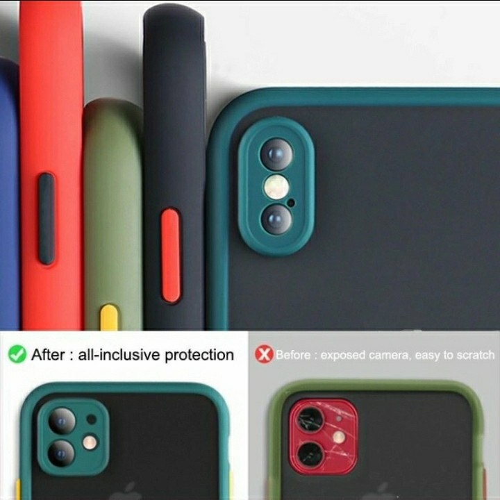 Xiaomi Pocophone Poco C40 M3 X3 PRO X3 NFC Case Dove Kamera Matte Fuze Transparan Colored Frosted My Choice