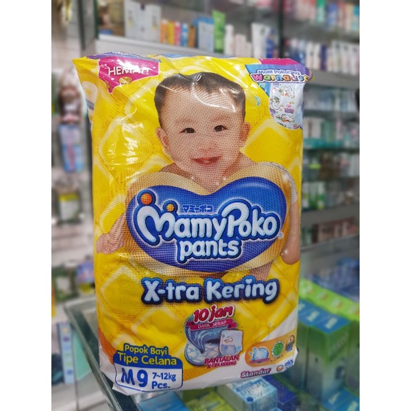 Mamy Poko Pants Xtra Kering M 9 pcs / Popok Celana Mamy Poko