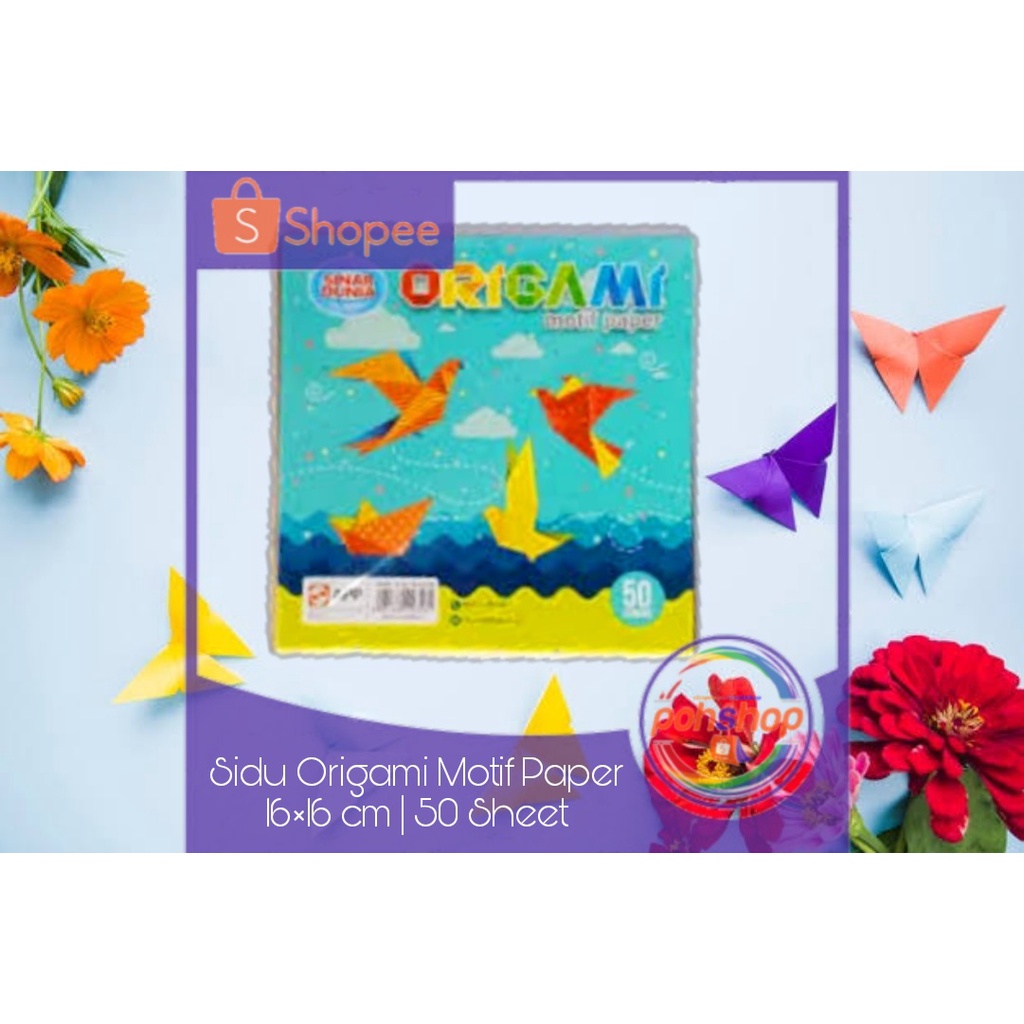 

Sinar Dunia Origami Motif Paper 16×16cm | 50s
