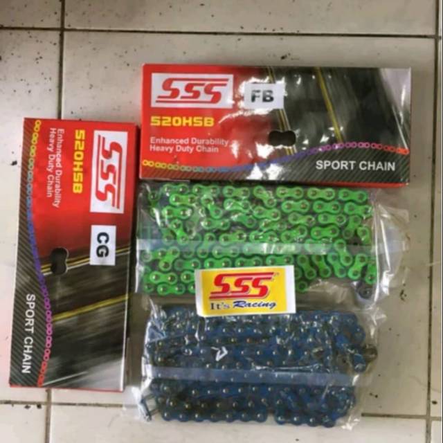 Rantai SSS 520 Tiger 520 Ninja 250 CRF 250