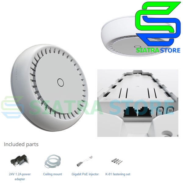 Wireless Indoor Mikrotik RBcAPGi-5acD2nD-XL (cAP ac XL)|cAPGi-AC-XL