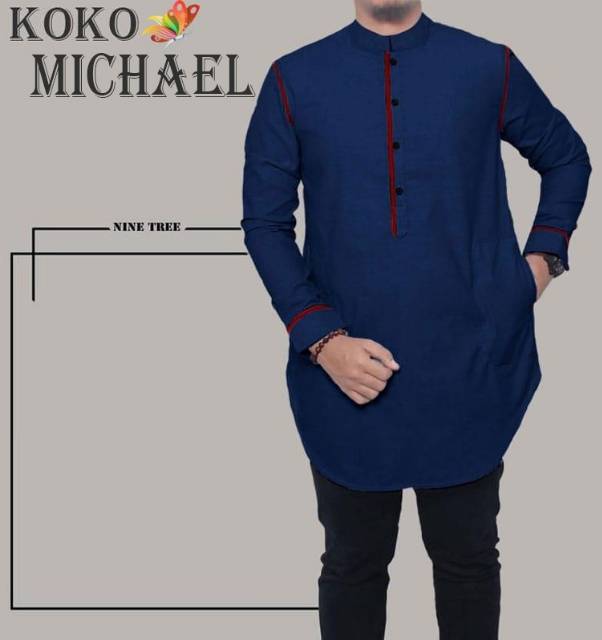 KEMEJA KOKO MICHAEL 7 warna